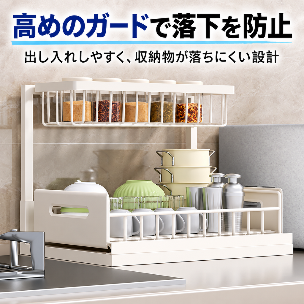 SukkiriRack™ - シンク下収納ラック