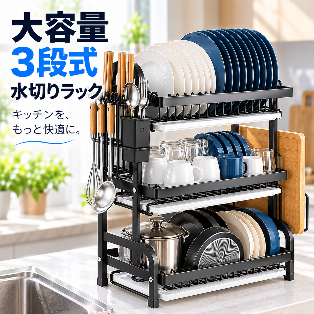 DishFlow™ 水切りラック